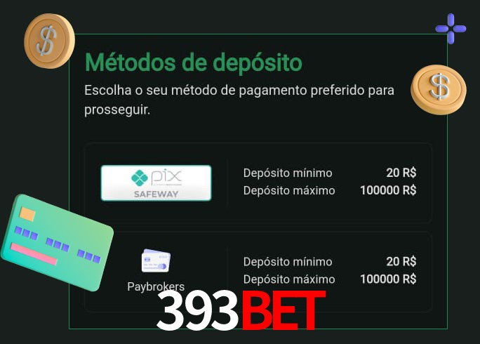 O cassino 393BETbet oferece uma grande variedade de métodos de pagamento